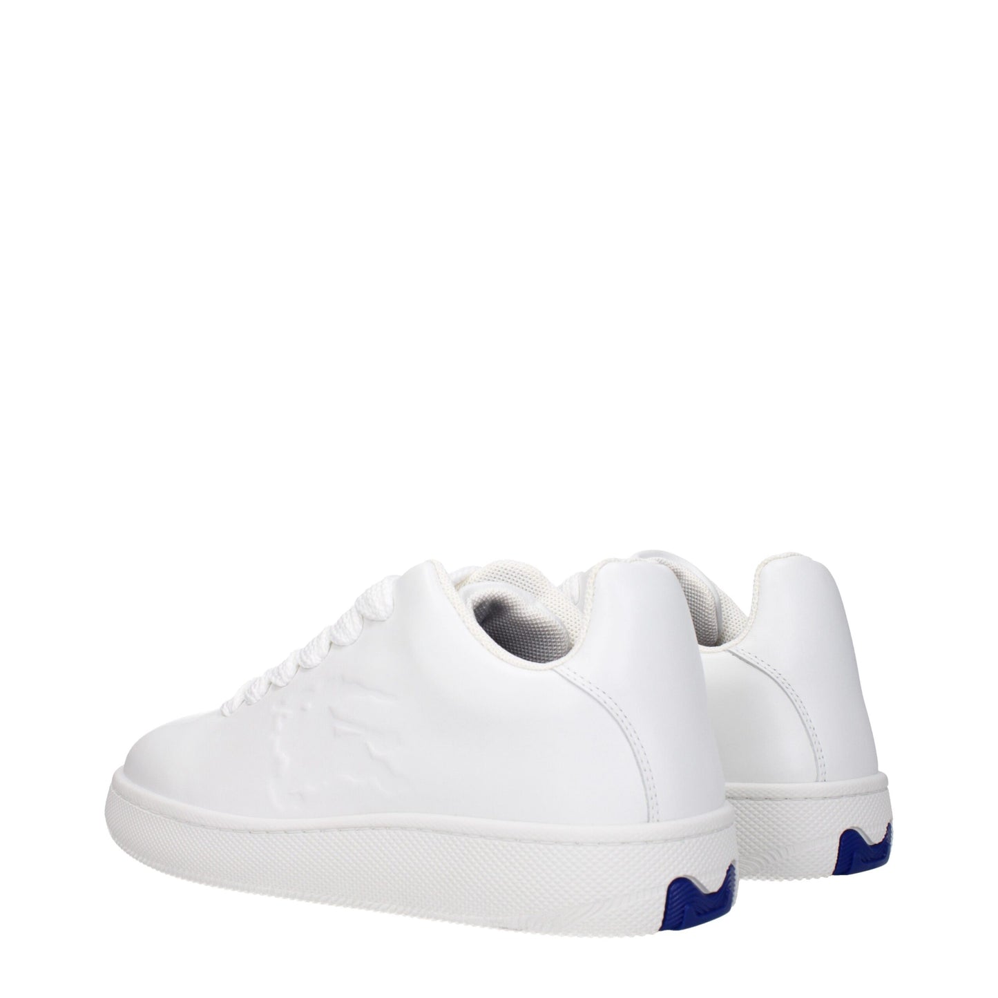 White Leather Low Top Sneakers