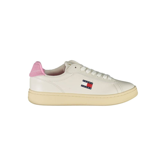 White Leather Women Sneaker