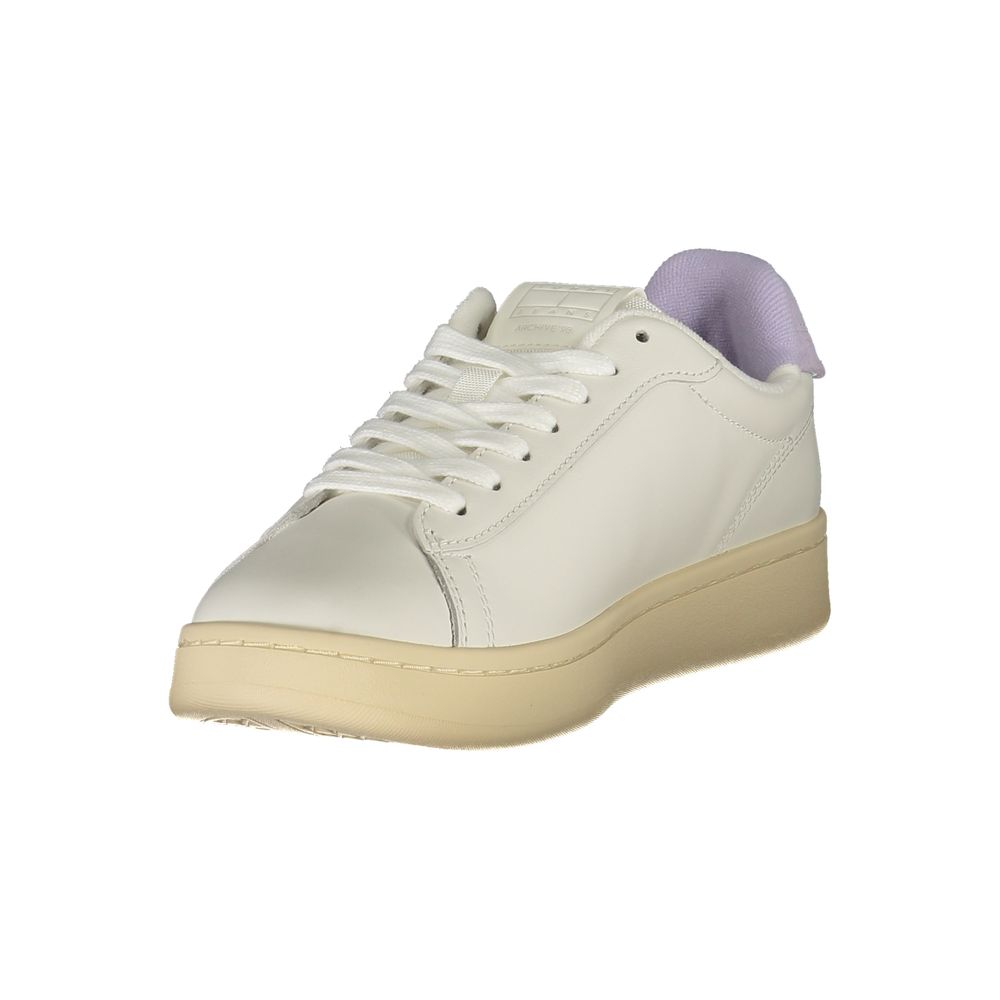 White Leather Women Sneaker
