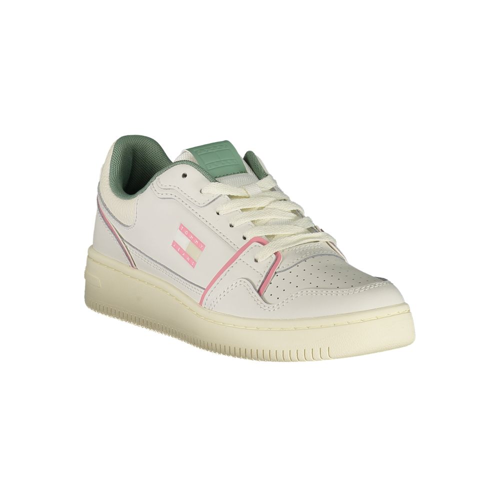 White Leather Women Sneaker