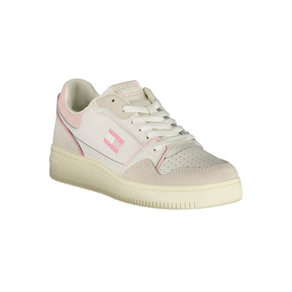 White Leather Women Sneaker