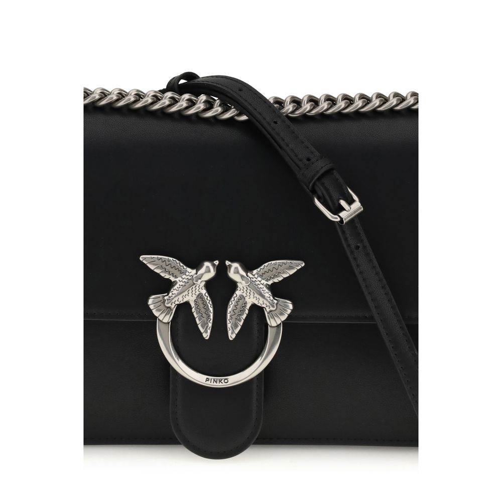 Black Calf Leather Bos Taurus Shoulder Bag