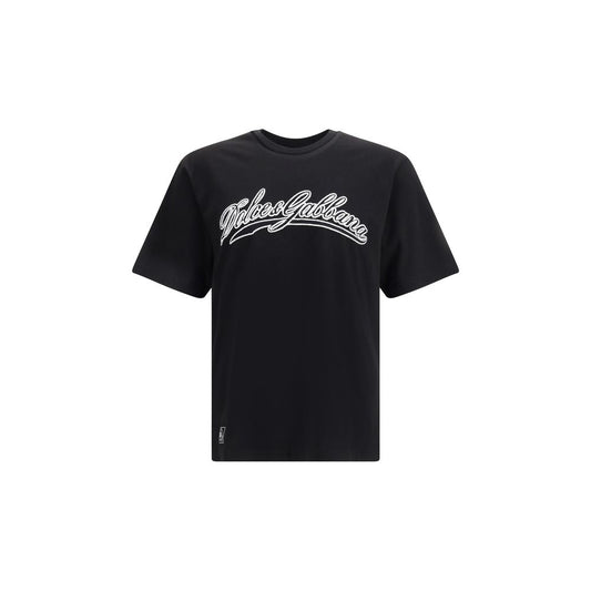 Black Cotton T-Shirt