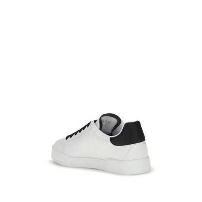 White Calf Leather Bos Taurus Low Top Sneakers