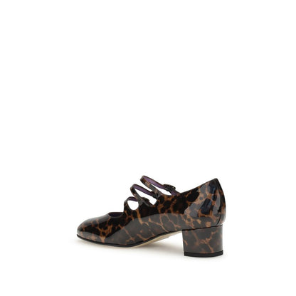 Multicolor Calf Leather Bos Taurus Platform Pumps