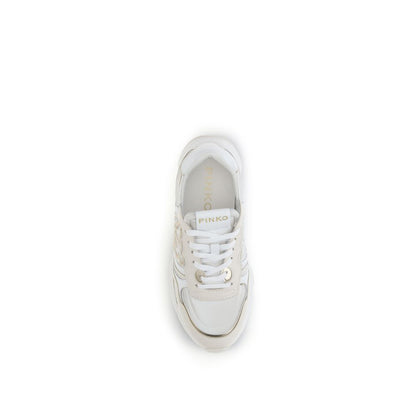 White Cotton Athletic Sneakers
