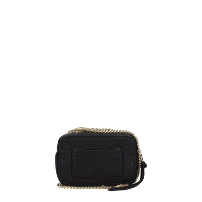 Black Leather Crossbody Bag