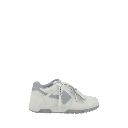 White Rubber Low Top Sneakers
