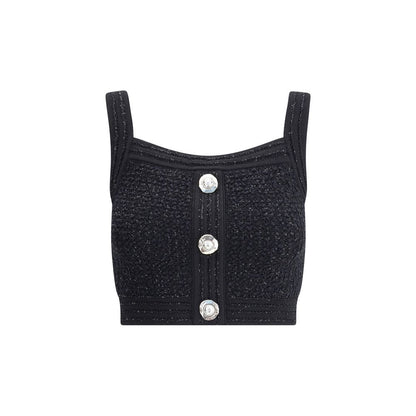 Black Polyamide Top