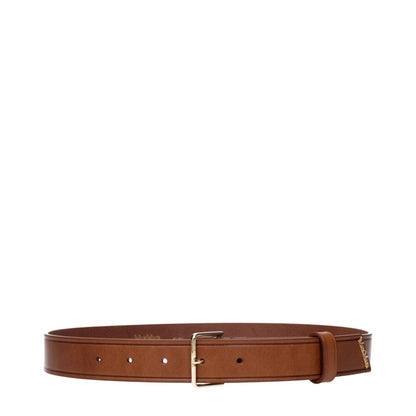 Brown Leather Regular Belt