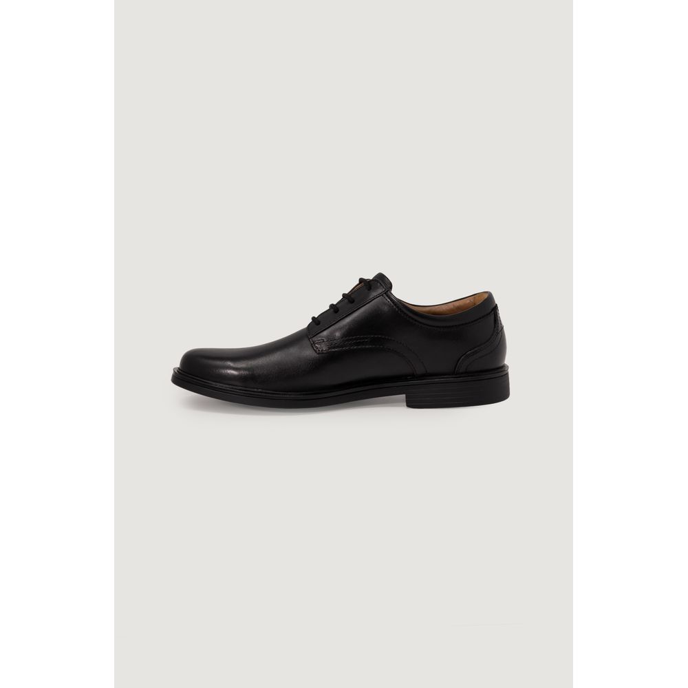 Black Leather Oxfords And Derbies