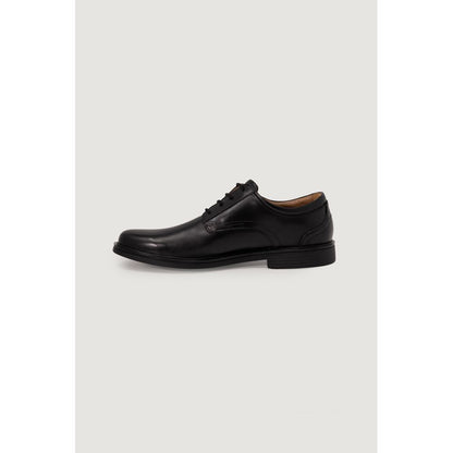 Black Leather Oxfords And Derbies