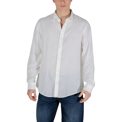 White Linen Dress Shirt