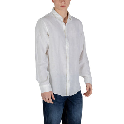 White Linen Dress Shirt
