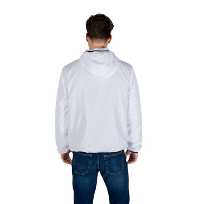 White Polyester Shell Jacket