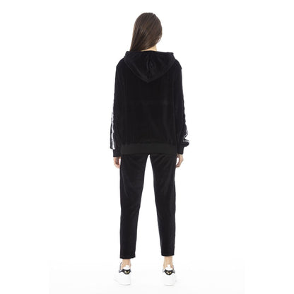 Black Cotton Women Sweater