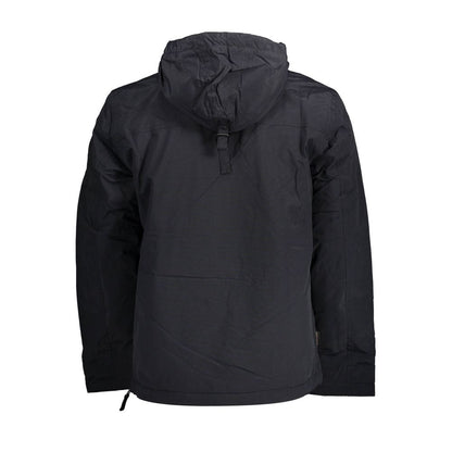 Black Polyamide Men's Jacket