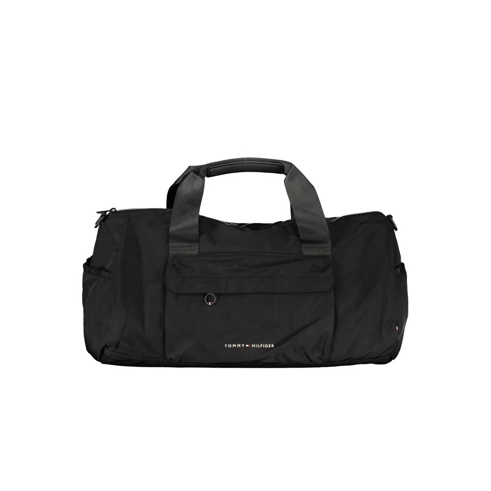Black Polyester Men's Bag