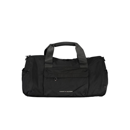 Black Polyester Men's Bag