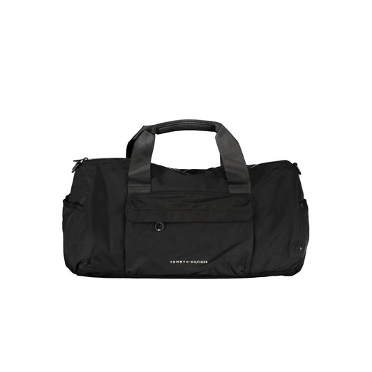Black Polyester Men's Bag