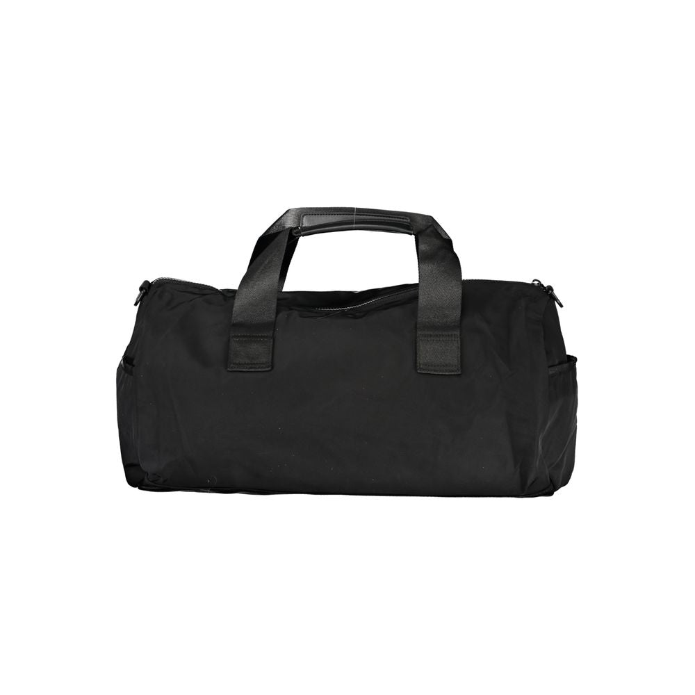 Black Polyester Men's Bag