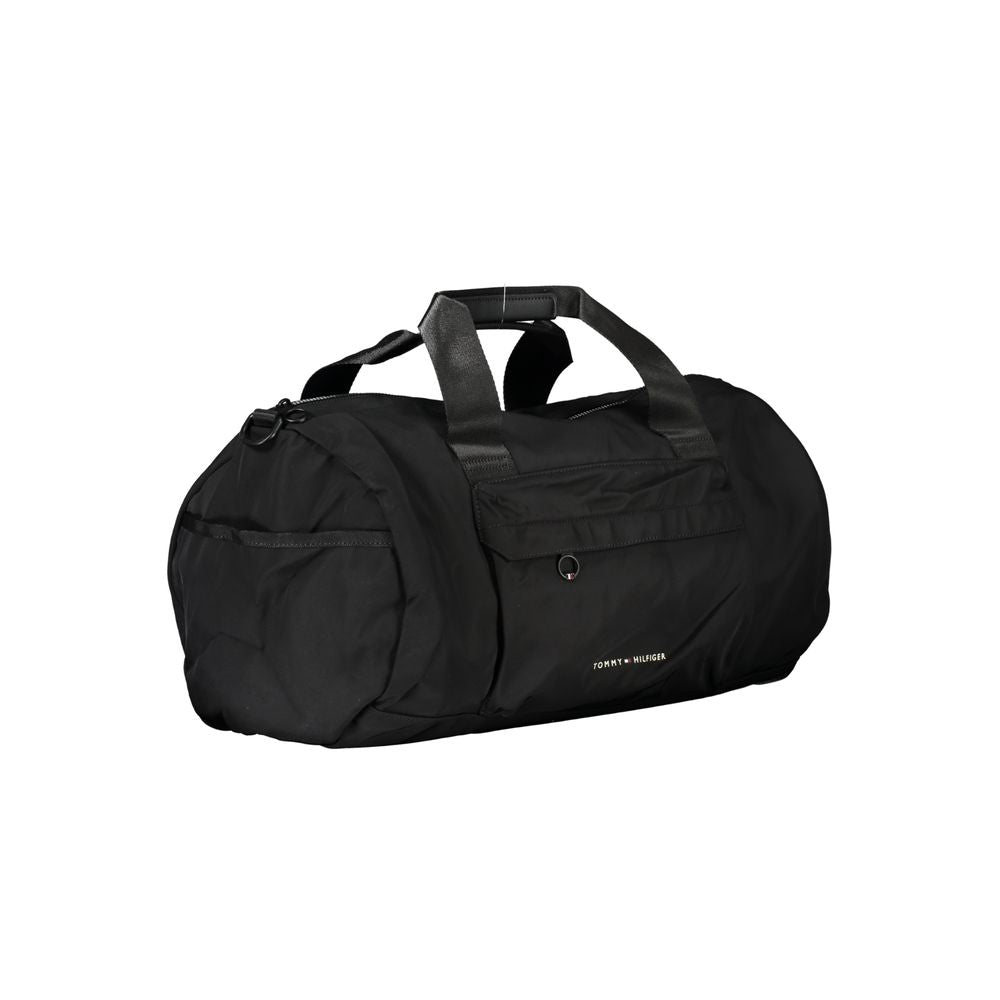Black Polyester Men's Bag