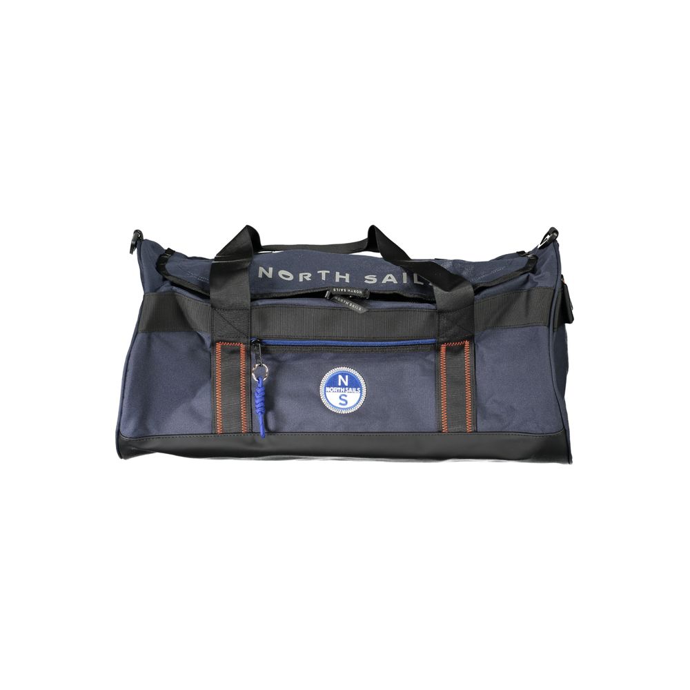 Blu Polyester Men Duffle Bag