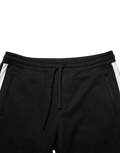 Black Cotton Jogger Sweatpants Trouser Pants