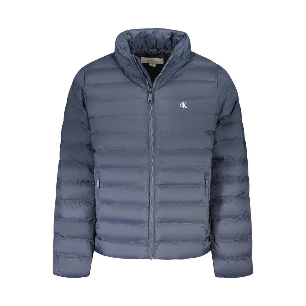 Blu Poliammide Men's Jacket