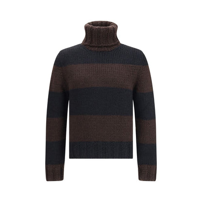 Brown Wool Turtleneck