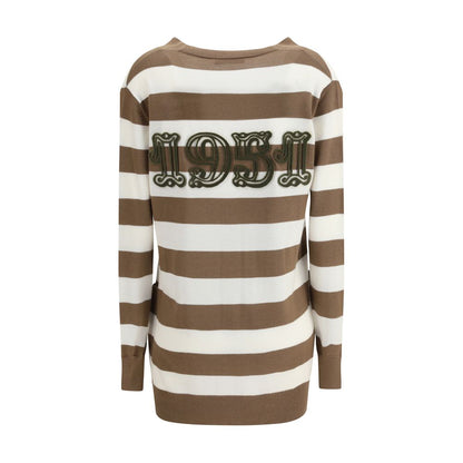 Brown Fleece Wool Cardigan