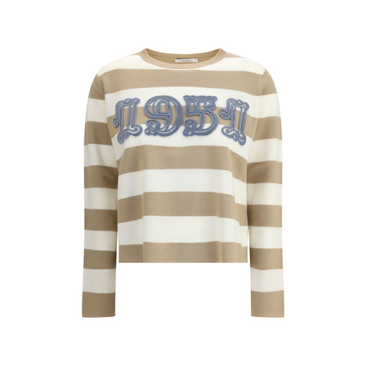 Beige Fleece Wool Sweatshirt