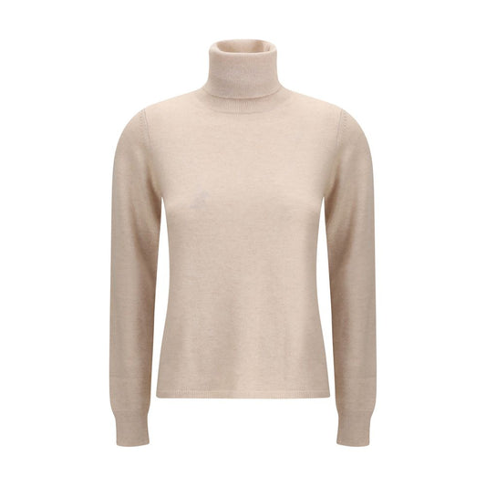 Beige Wool Turtleneck