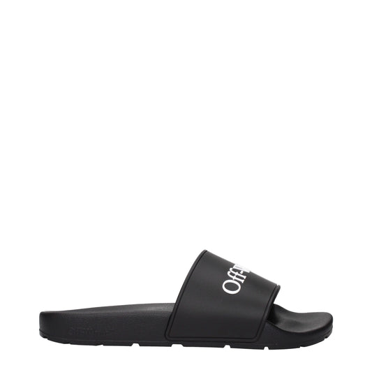 Black Cotton Slippers
