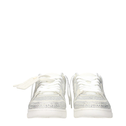 Beige Leather Low Top Sneakers