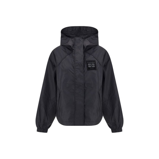Black Nylon Shell Jacket
