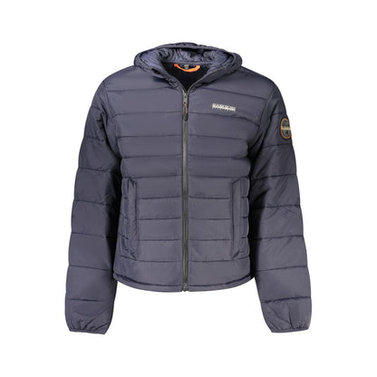 Blue Polyamide Men's Jacket