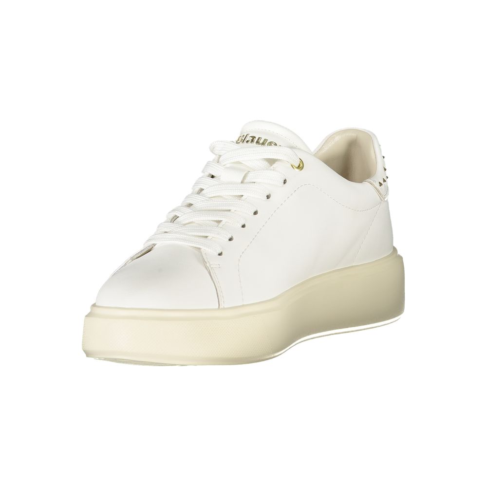 White Leather Women Sneaker