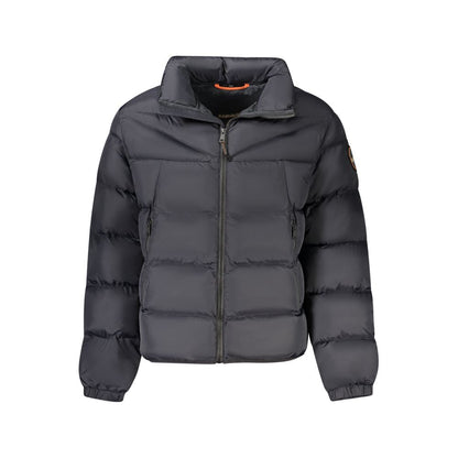 Black Polyamide Men Jacket