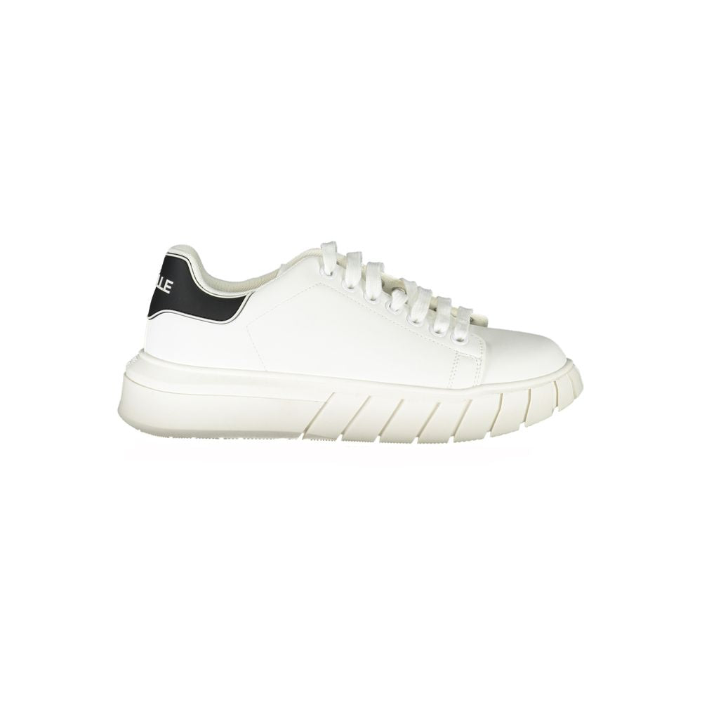 Bianco Polyurethane Men Sneaker