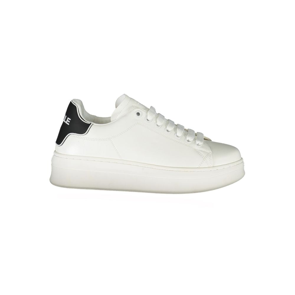 Bianco Poliuretano Women Sneaker