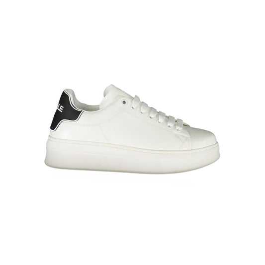 Bianco Poliuretano Women Sneaker