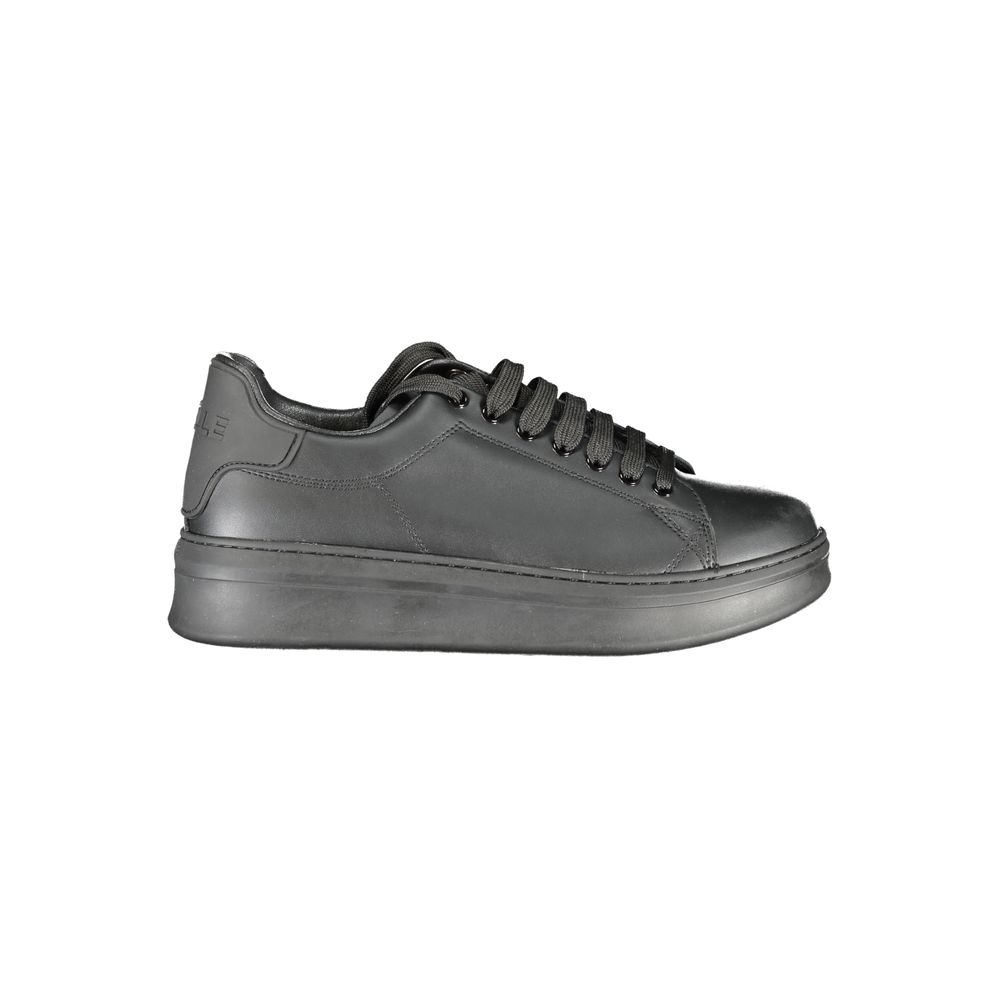 Nero Poliuretano Mens Sneaker