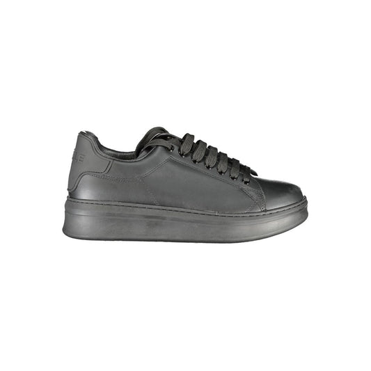 Nero Poliuretano Mens Sneaker