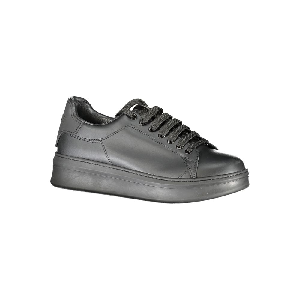 Nero Poliuretano Mens Sneaker