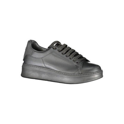Nero Poliuretano Mens Sneaker