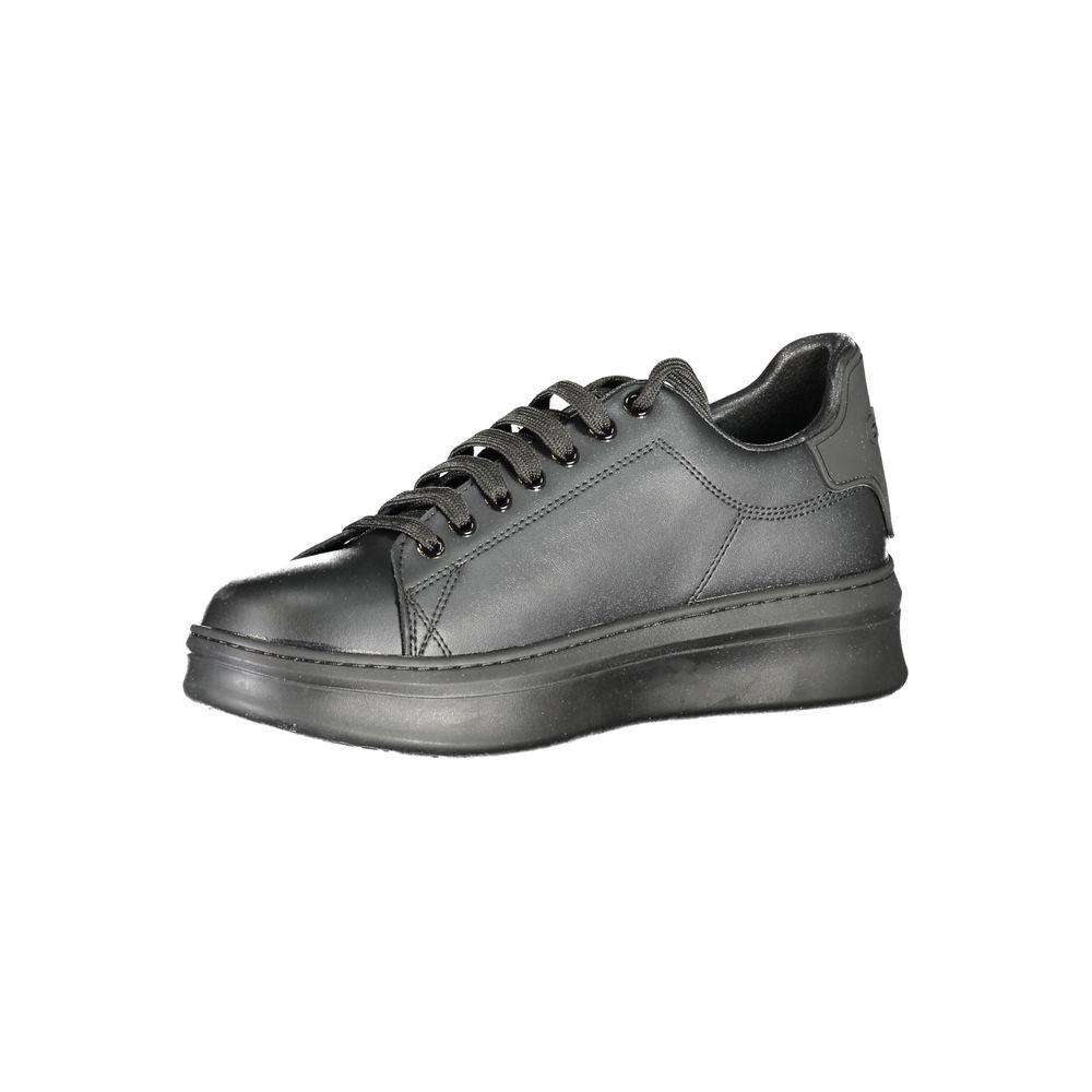 Nero Poliuretano Mens Sneaker