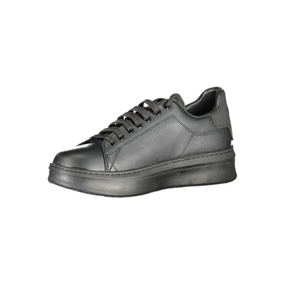 Nero Poliuretano Mens Sneaker