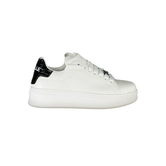 Bianco Polyurethane Women Sneaker