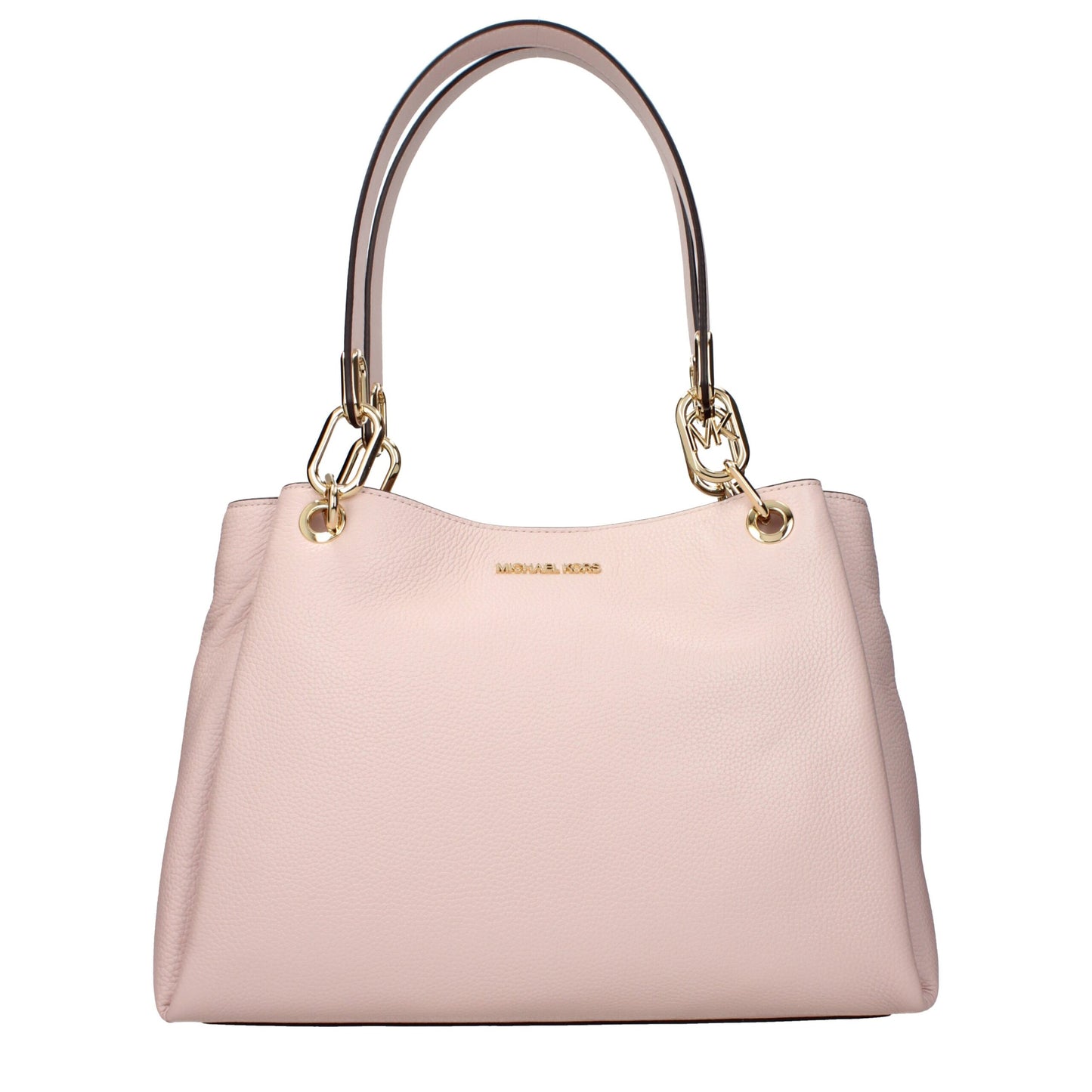 Pink Leather Shoulder Bag